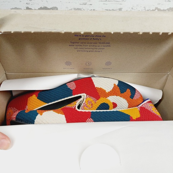 NEW Rothy's Amber Moroccan Round Toe Slip On Flat Loafers X65 - Picture 8 of 10